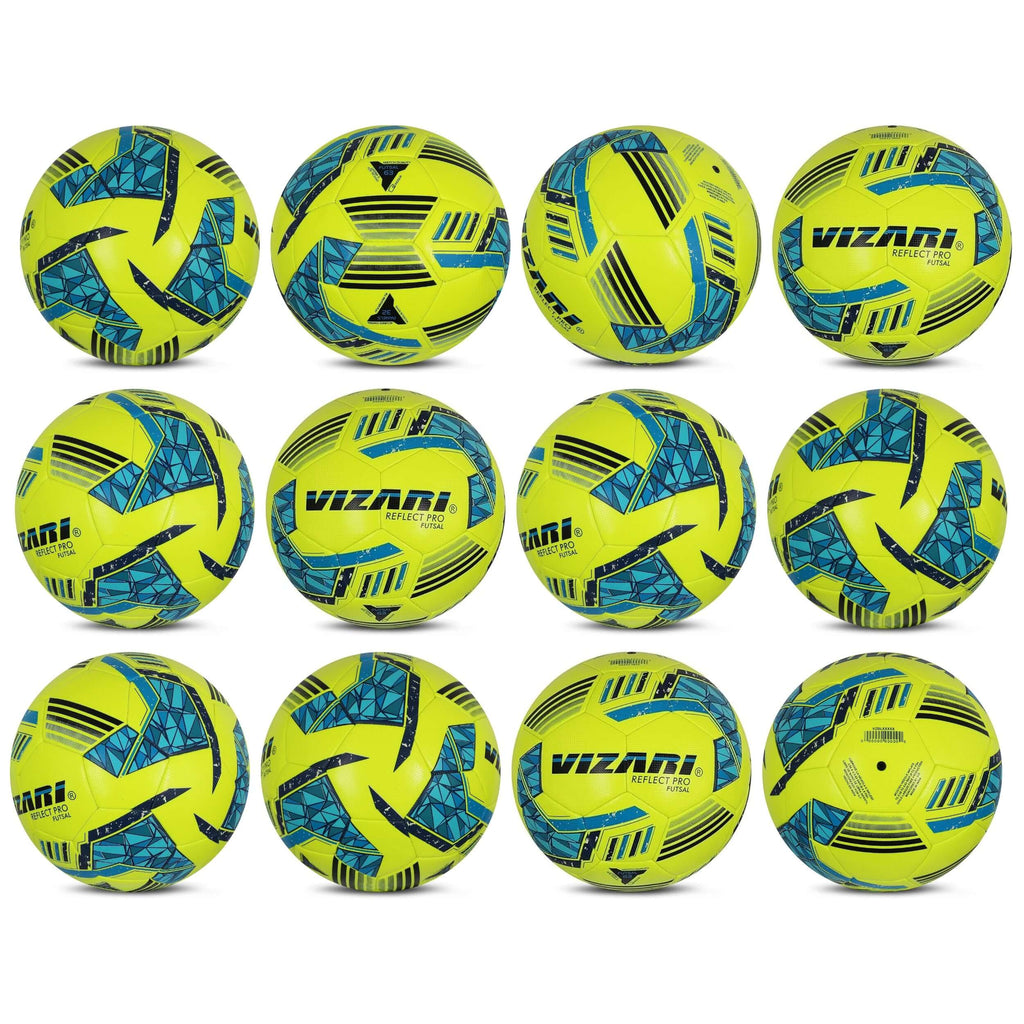 Reflect Pro Premium Indoor Soccer Ball - Lime Yellow Vizari Sports