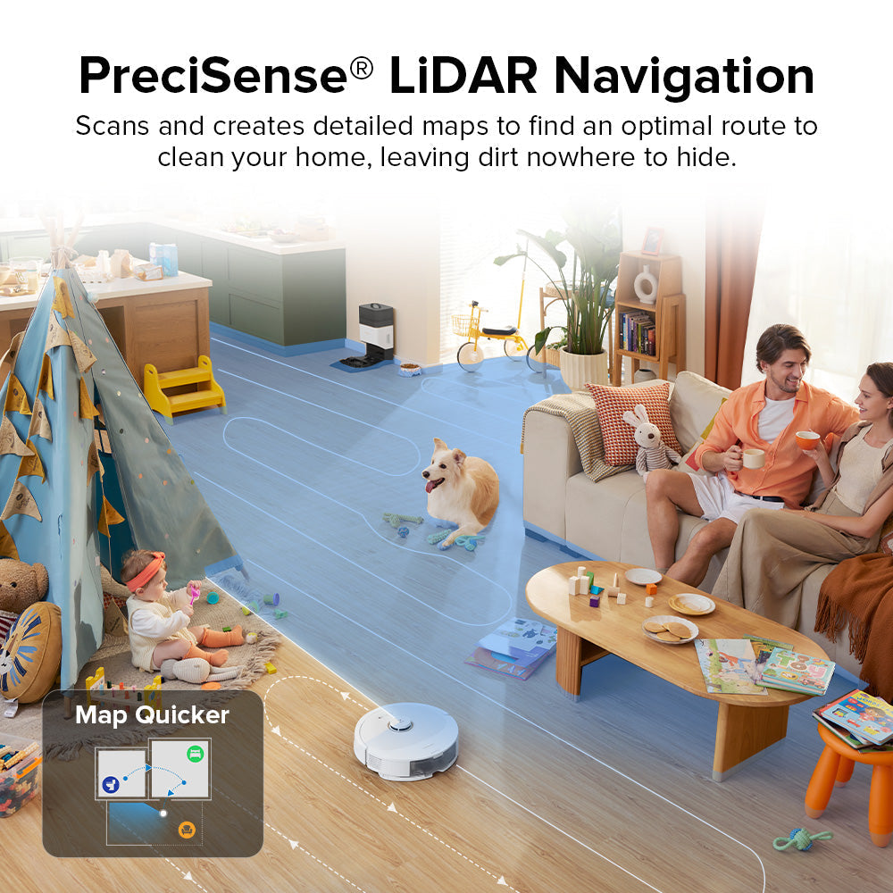 Roborock Q8 Max+ Robot Vacuum and Mop with Auto-Empty Dock Roborock US Official Store