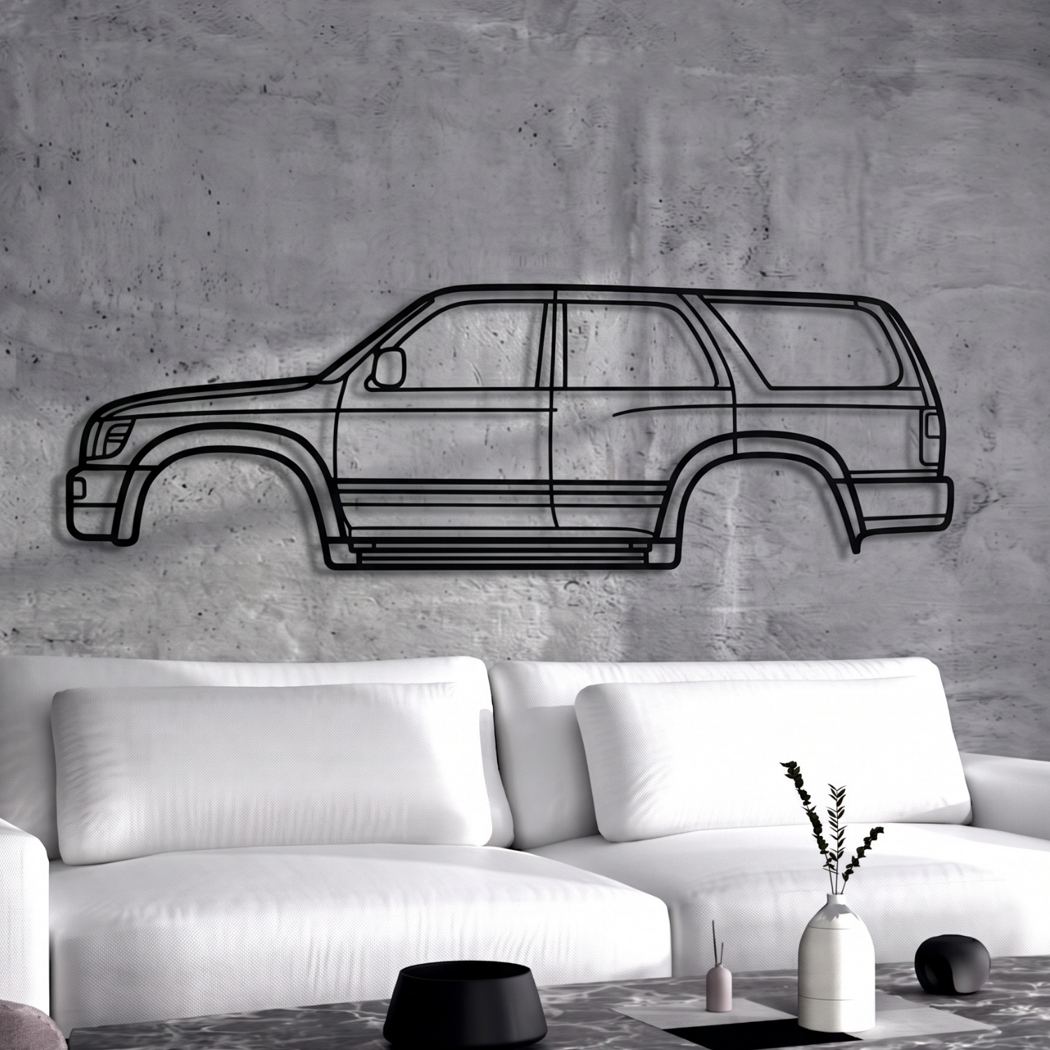 1996 4Runner 3rd Gen (N180)  Metal Car Wall Art - MT0257 Modello Turbo