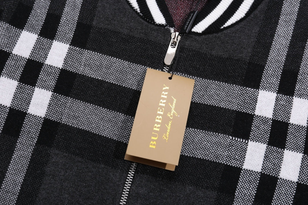 Burberry Vintage Check Bomber Varsity Jacket Banlieue91