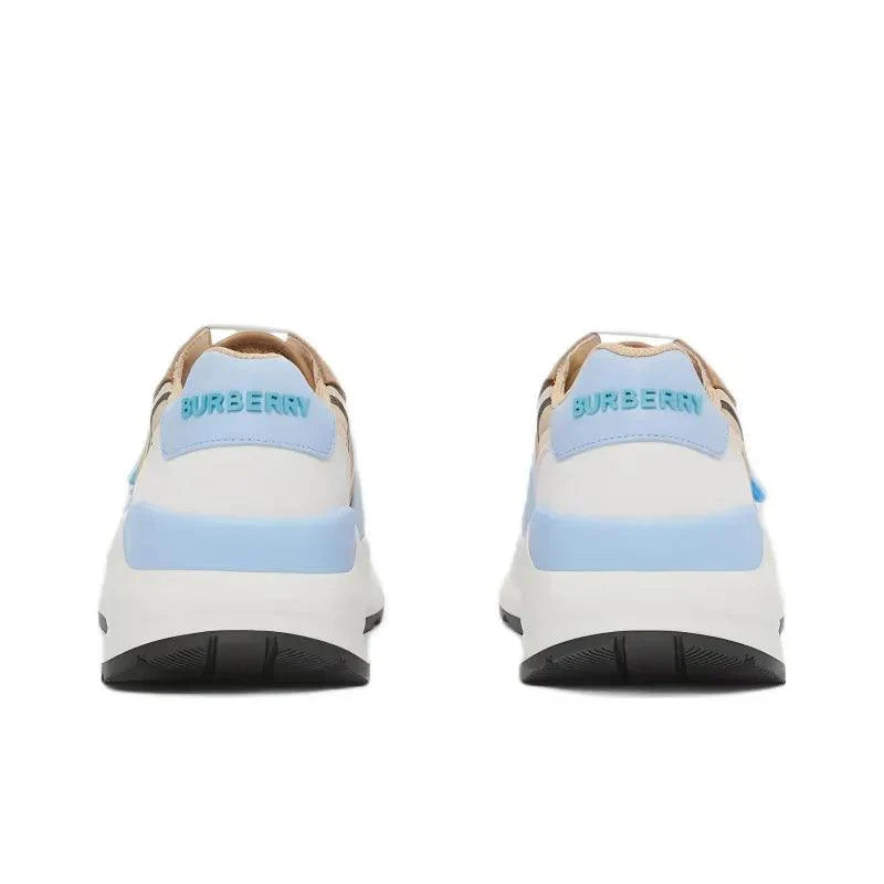 Burberry Cushioning Anti Slip And Wear Resistant Low Top Casual Shoes Blue Brown Banlieue91