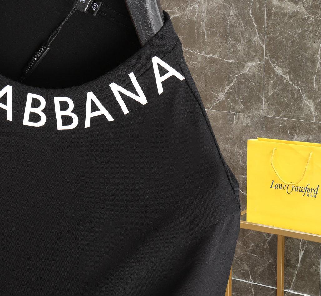 Dolce & Gabbana T-Shirt Without Collar 'Black & White' Banlieue91