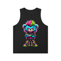 Men's Solid Color Crewneck Tank Top