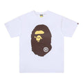 Bathing Ape White T-Shirt without Collar Banlieue91