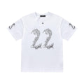Amiri 22 White T-Shirt Without Collar Banlieue91