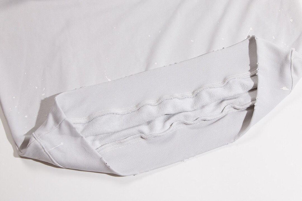 Balenciaga logo-print detail hoodie – White Banlieue91