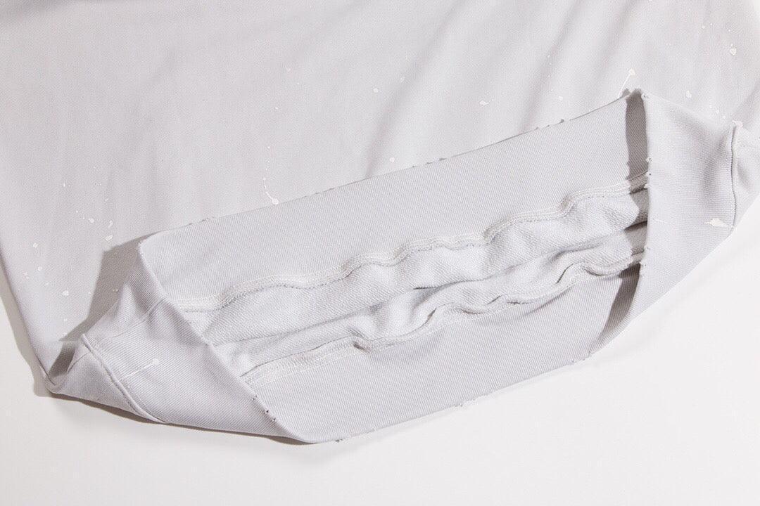 Balenciaga logo-print detail hoodie – White Banlieue91