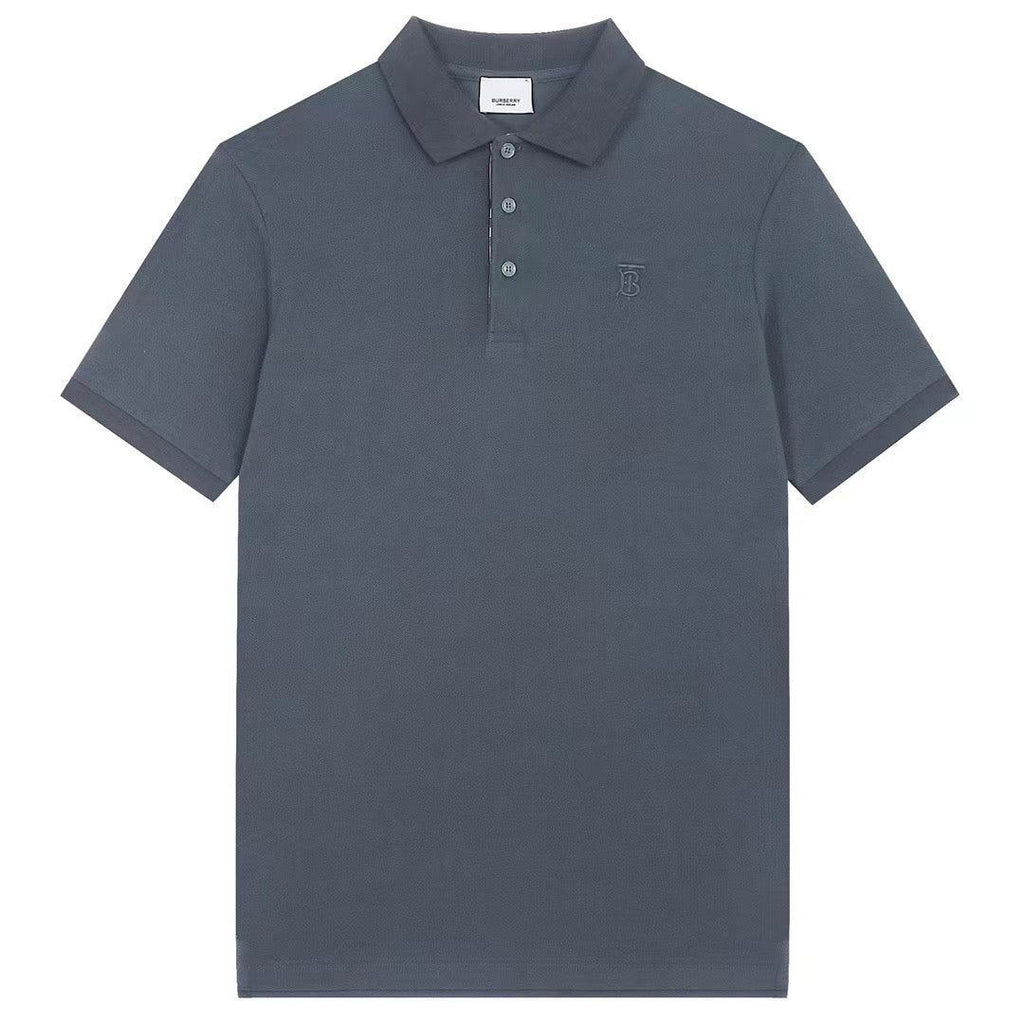 Burberry Dark Grey T-Shirt With Collar Banlieue91