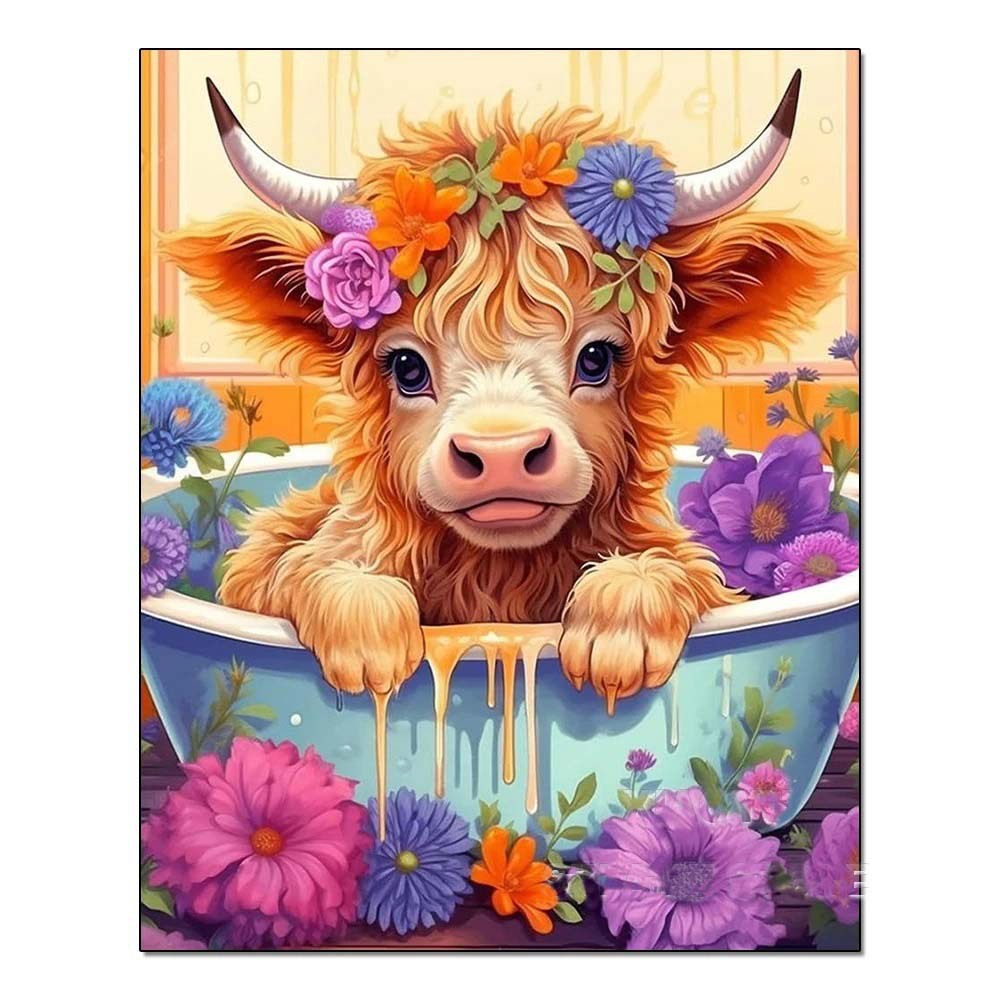 DIY Handmade Diamond Painting With Colorful Animals And Full Diamonds Perfecsy