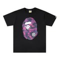Bathing Ape Black T-Shirt without Collar Banlieue91
