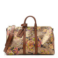 Louis Vuitton Metallic Monogram LV Garden Keepall Bandouliere 45 Gold Banlieue91