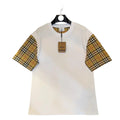 Burberry T-Shirt Without Collar 'White & Beige' Banlieue91