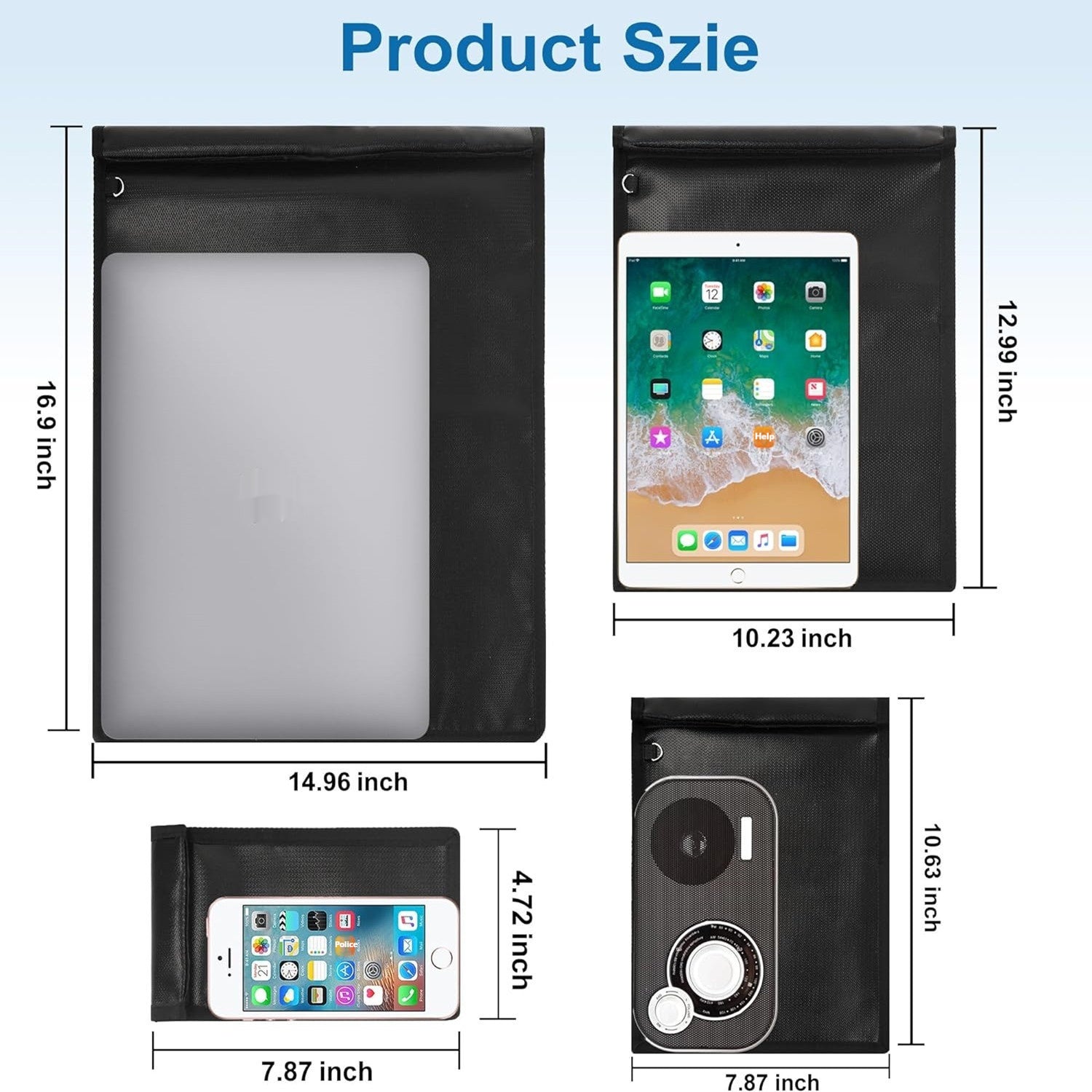 Anti-theft Anti-tracking Waterproof And Fireproof Shielding Sleeve