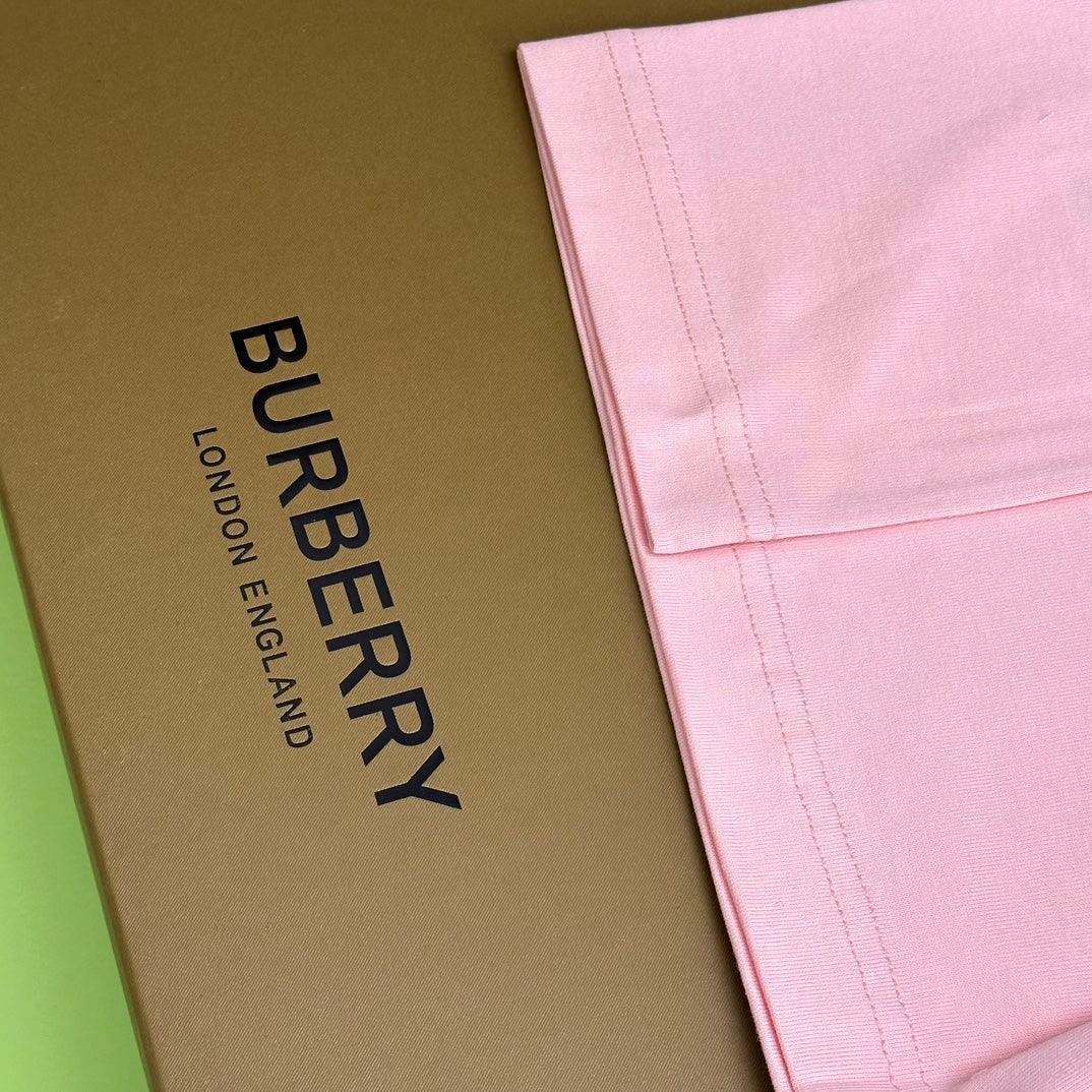 Burberry Pink T-Shirt Without Collar Banlieue91