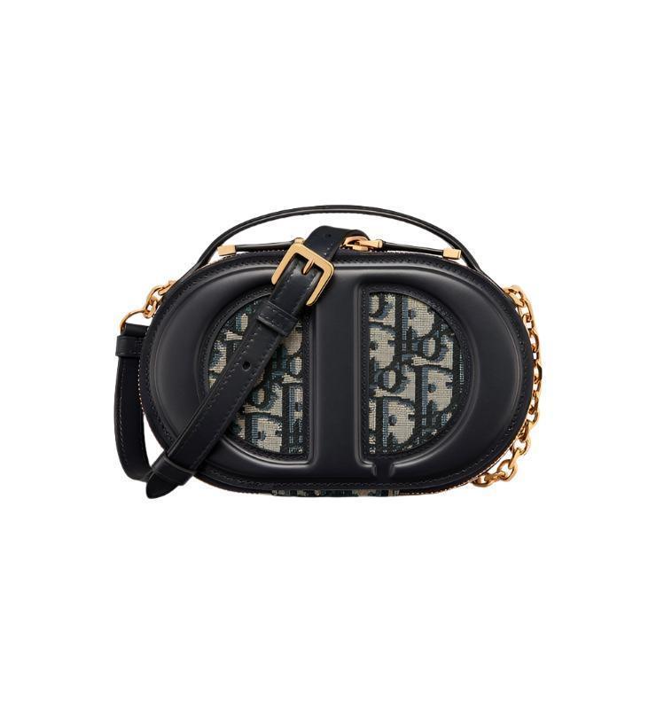 Christian Dior Signature Oval Camera Bag Calfskin with Embossed CD Signature Banlieue91