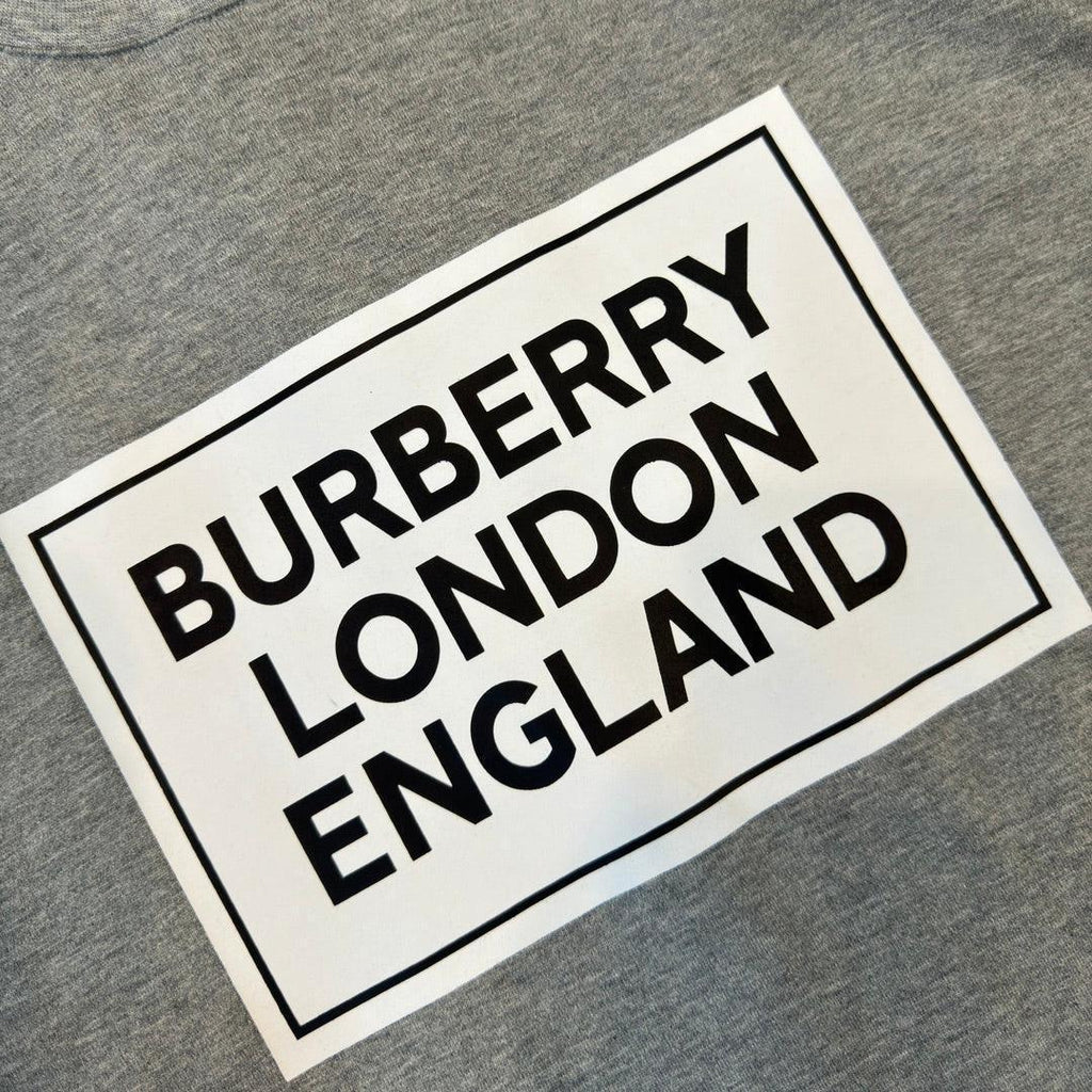 Burberry Grey T-Shirt Without Collar Banlieue91