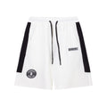Burberry Men's Striped Cotton Knit Basketball Shorts 'White/Black' Banlieue91
