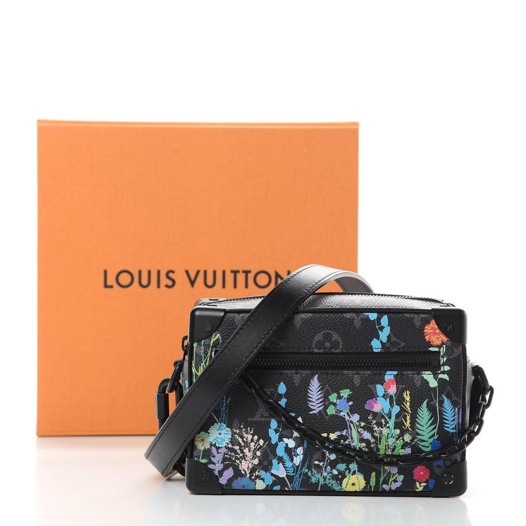 Louis Vuitton Monogram Eclipse Flower Print Mini Soft Trunk Women's Bag Banlieue91