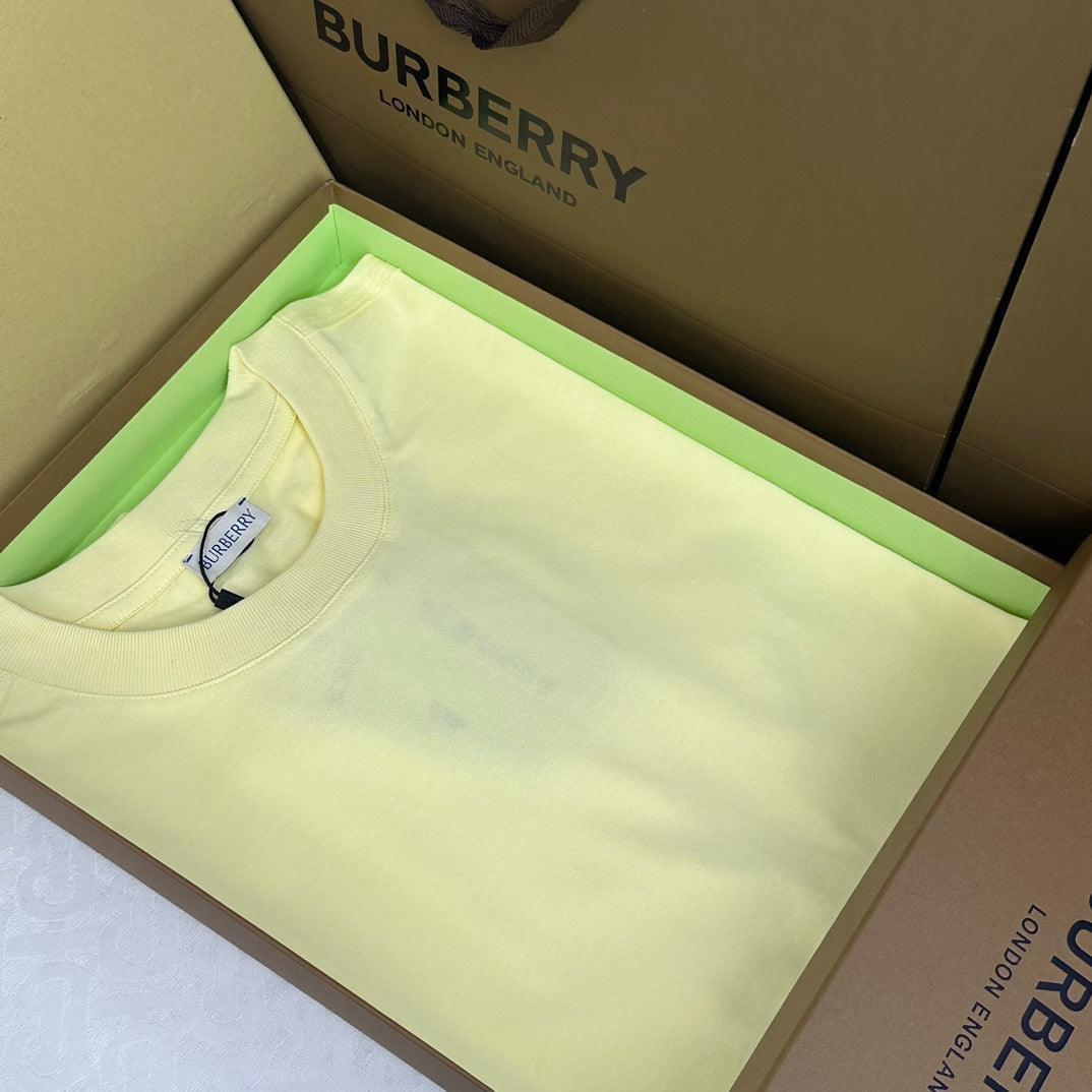 Burberry Yellow T-Shirt Without Collar Banlieue91