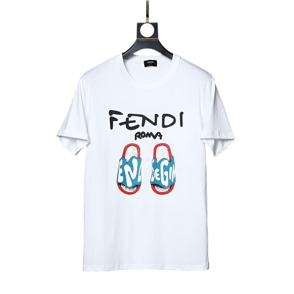 Fendi Roma T-Shirt without Collar 'White' Banlieue91
