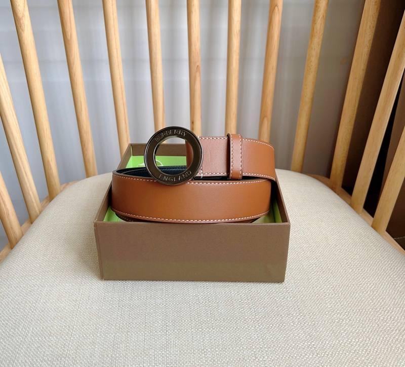 Burberry Leather Vintage Belt 'Brown' Banlieue91