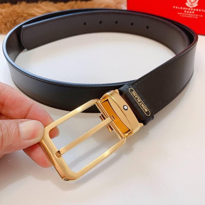 Mont Blanc Men's Belt 'Black' Banlieue91