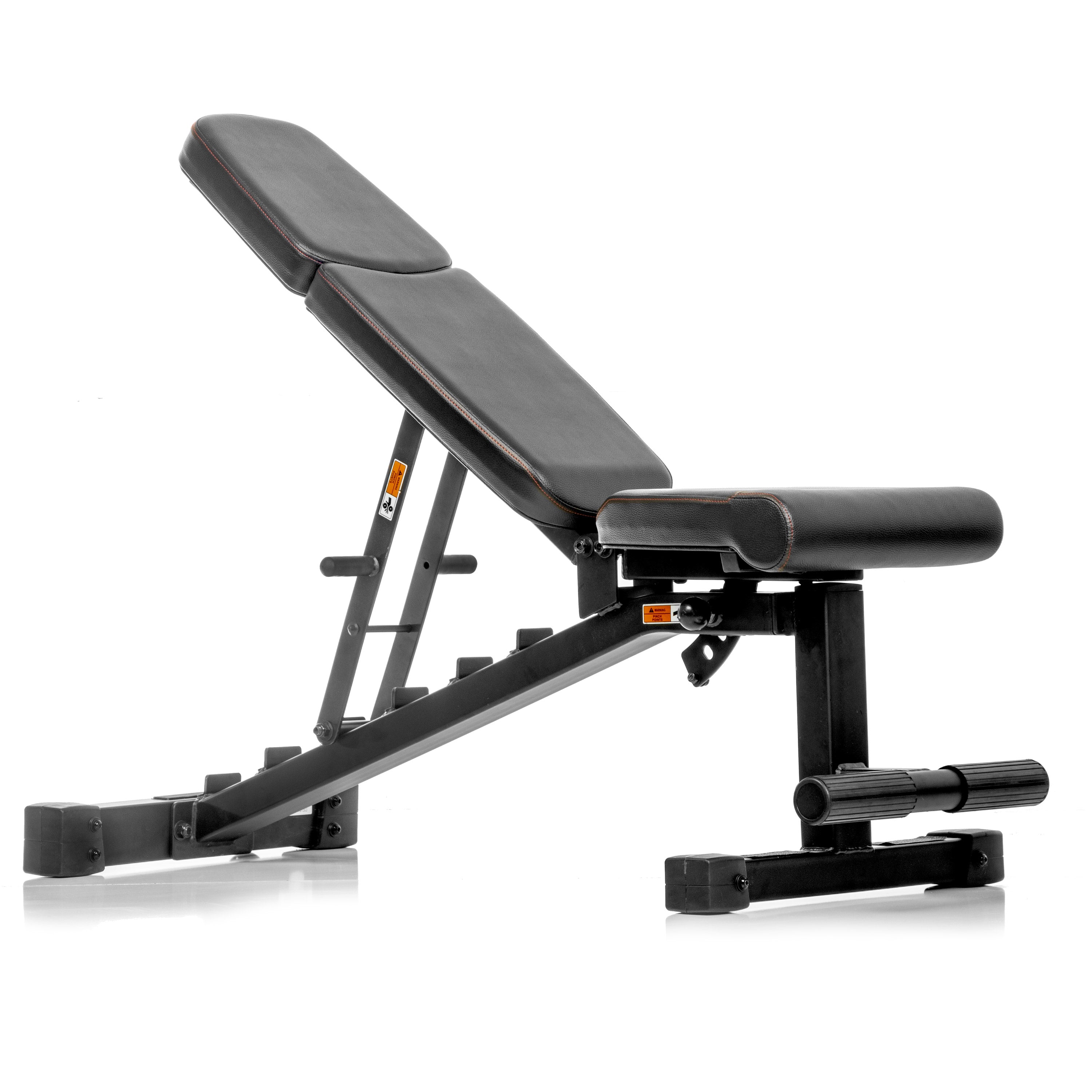 5-50 lb Hex Dumbbell Set with Rack and Weight Bench XMARK