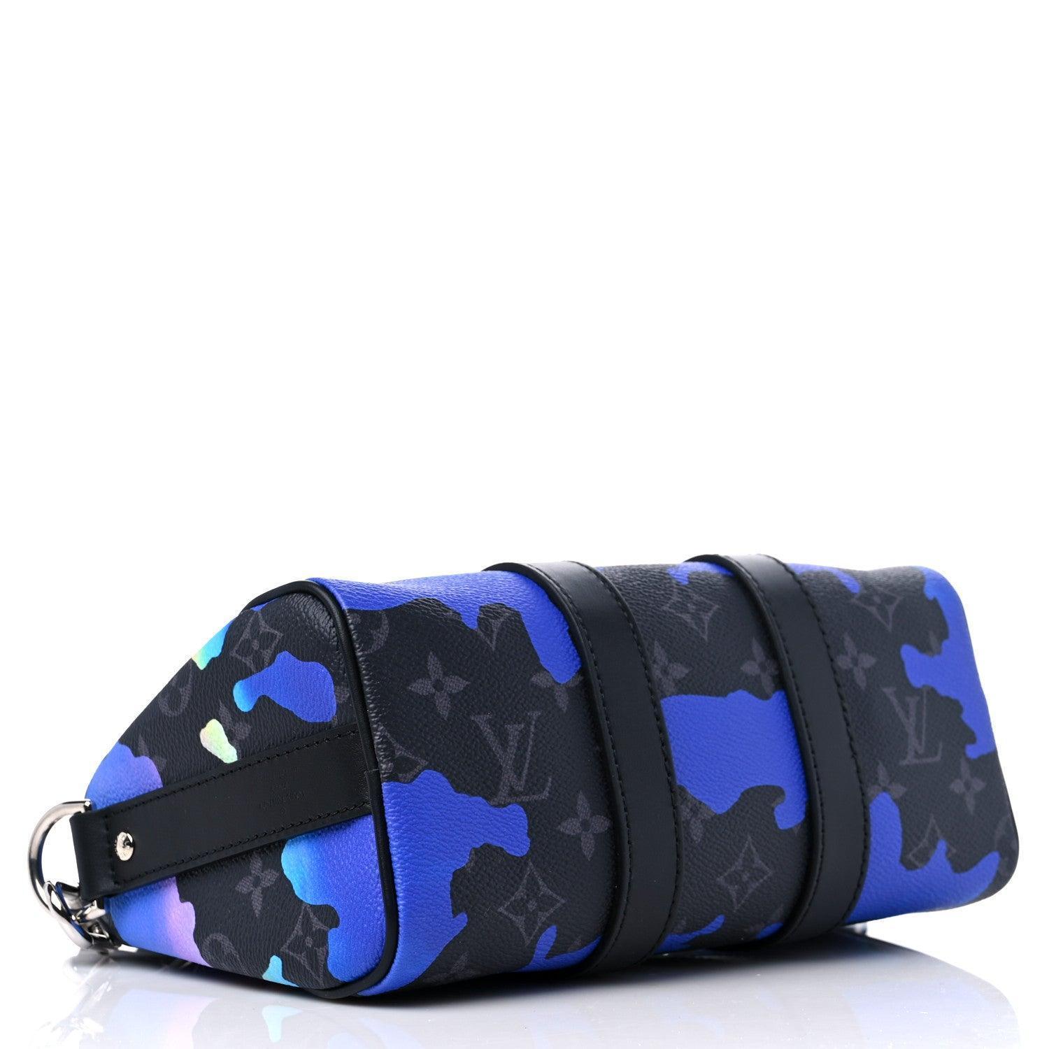 Louis Vuitton Monogram Eclipse LV Graffiti Keepall Bandouliere 25 Banlieue91