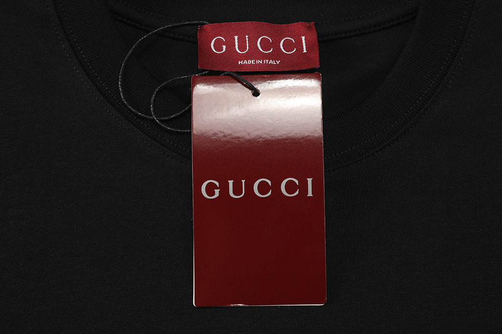 Gucci T-Shirt Without Collar 'Black'