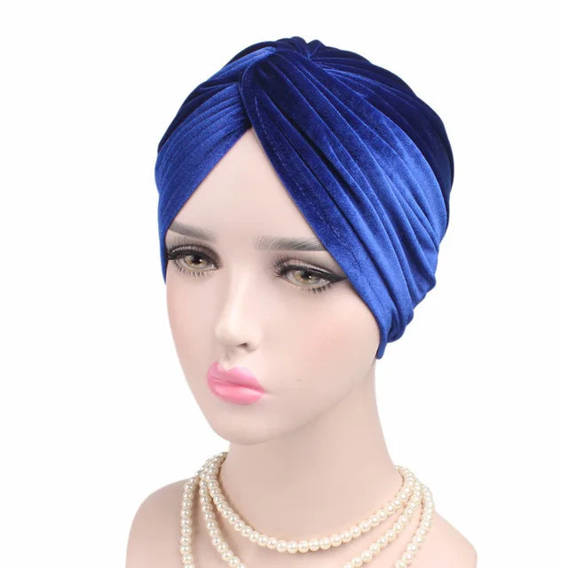 Women Velvet Turban Hat Headband Muslim Hijab Caps Female Soft Bandana Headband Hijabs Head Wrap Hair Accessories Supplies V.I.P Digital Presence