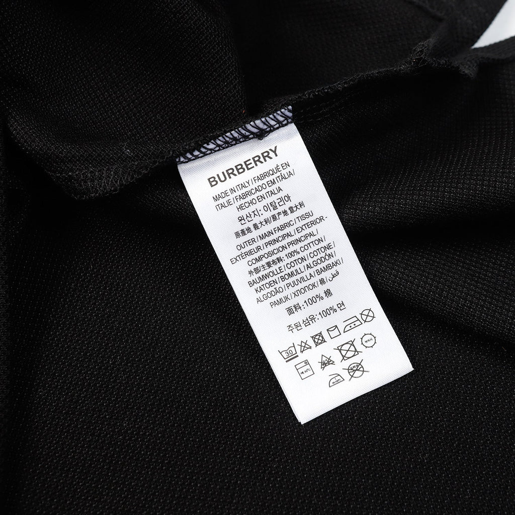 Burberry Logo Detail Cotton Piqué Polo Shirt Banlieue91