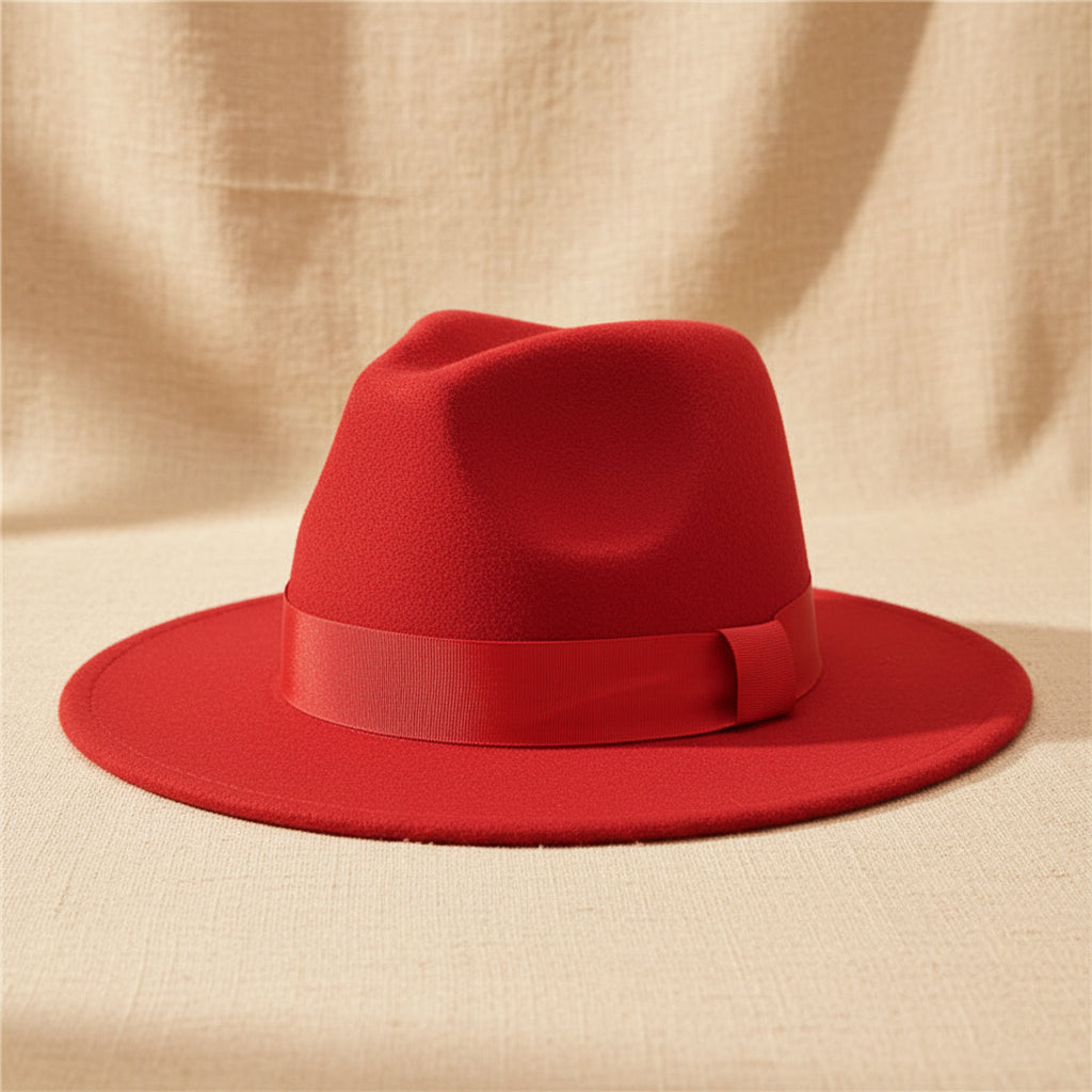 Wide Brim Bell Crown Wool Hat – Unisex Sun & Warmth Hat FitiqueFit