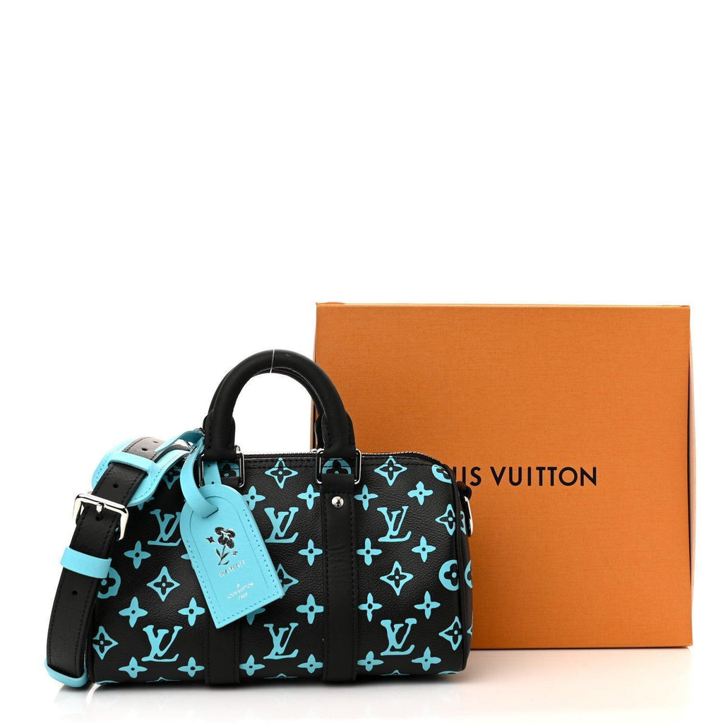 Louis Vuitton Monogram Playground Keepall Bandouliere 25 Black Banlieue91