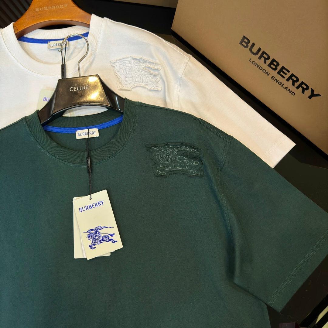 Burberry T-Shirt Without Collar 'Green' Banlieue91