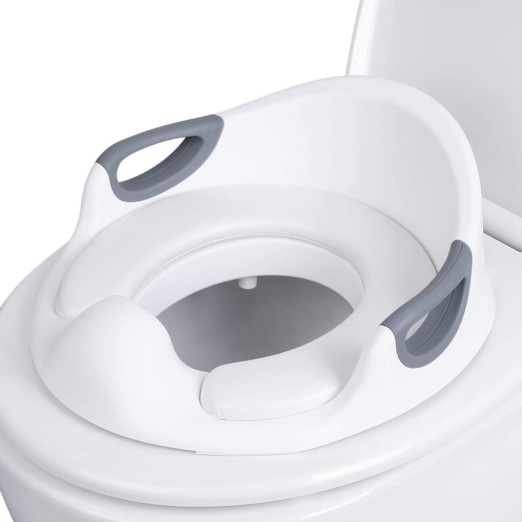 Toilet Seats for Children Baby Handles Backrest Baby Unisex Potty Training Urinal Portable Commode Pew Ring Home Supplies