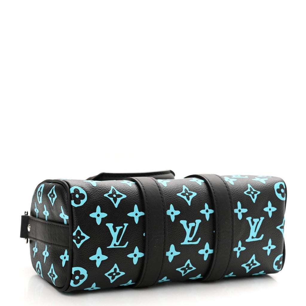 Louis Vuitton Monogram Playground Keepall Bandouliere 25 Black Banlieue91