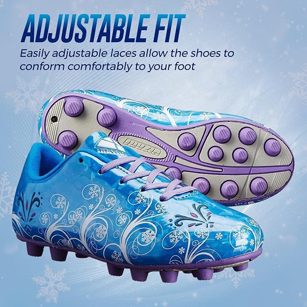 Vizari Frost Youth Firm Ground Soccer Shoes - Blue/Purple Vizari Sports