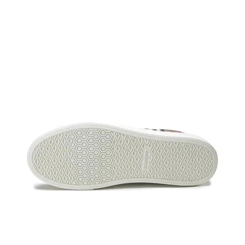 Burberry Check Print Low-Top Sneaker Dark Brown Banlieue91