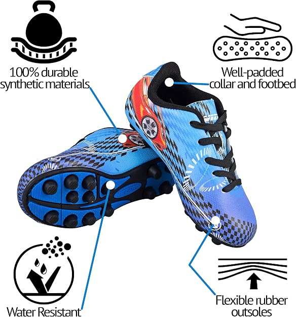 Vizari Racer Firm Ground Soccer Shoes – Blue/Red Vizari Sports