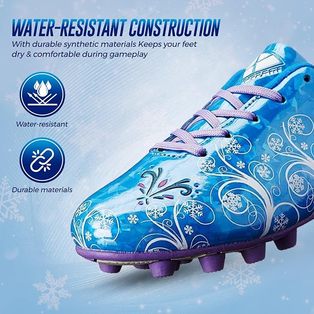 Vizari Frost Youth Firm Ground Soccer Shoes - Blue/Purple Vizari Sports