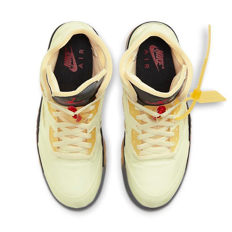 Air Jordan 5 Retro Sail Virgil Abloh Tan Banlieue91