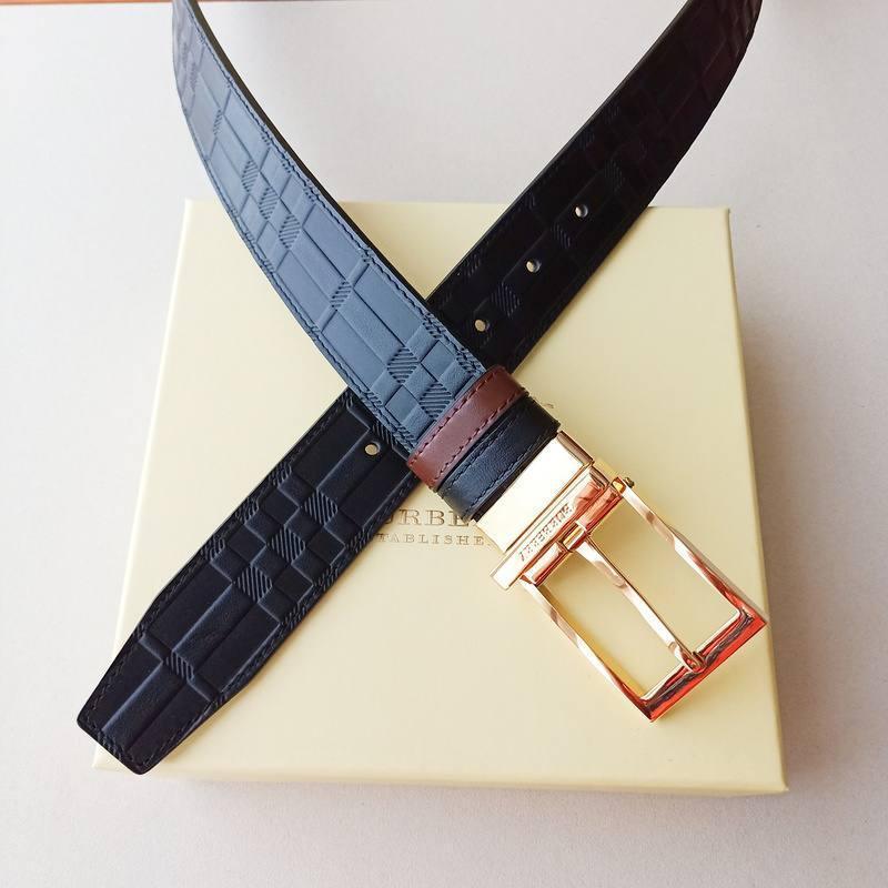 Burberry Leather Vintage Belt 'Black' Banlieue91