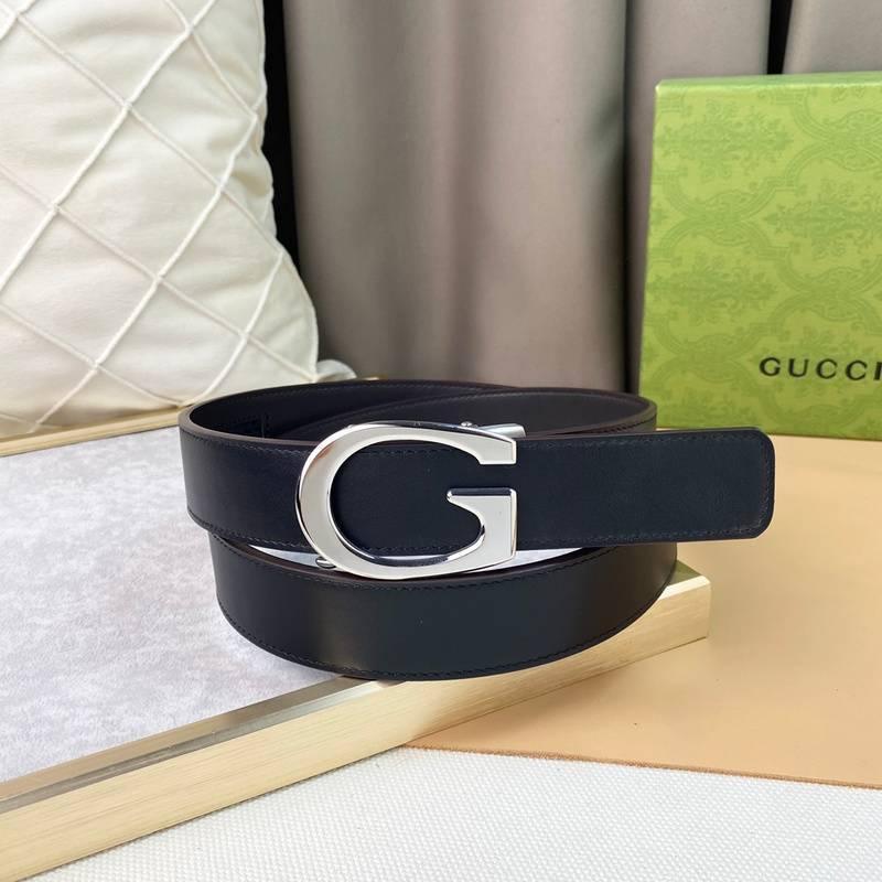 GUCCI Embellished coated-canvas and leather belt 'Black' Banlieue91
