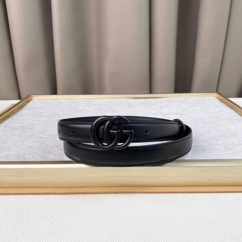 GUCCI Embellished coated-canvas and leather belt 'Black' Banlieue91