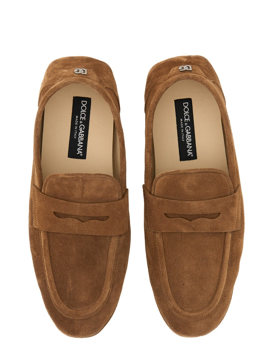 Dolce & Gabbana Men Leather Drivers