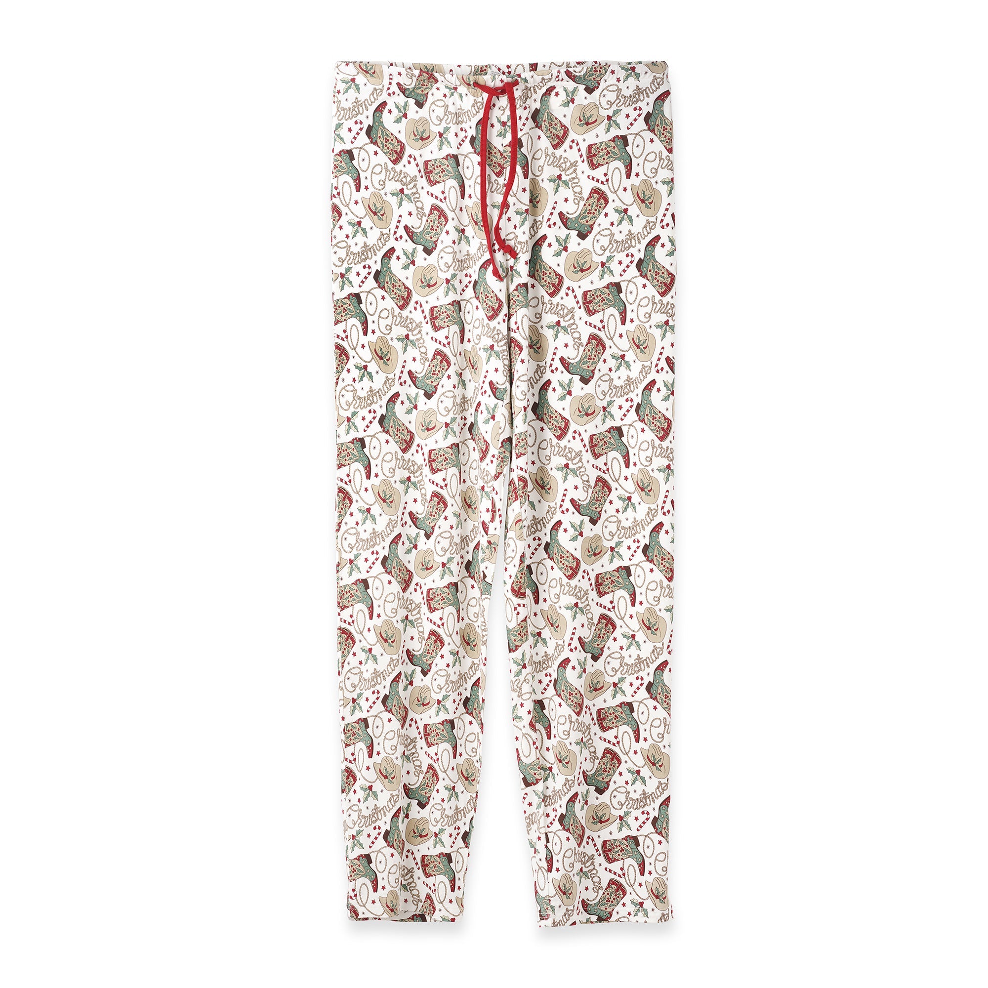 Western Christmas Family Matching Bamboo Pajamas - Cowboy Tesa Babe