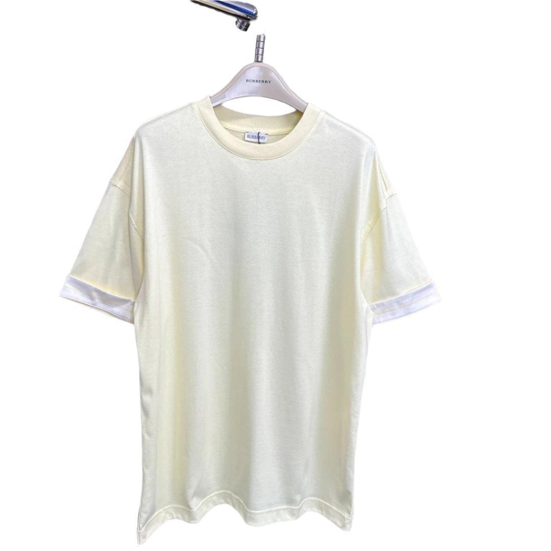 Burberry Yellow T-Shirt Without Collar Banlieue91