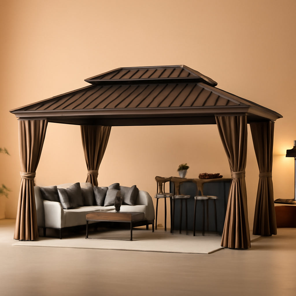 12x16 Hardtop Gazebo Outdoor Garden Patio Structure