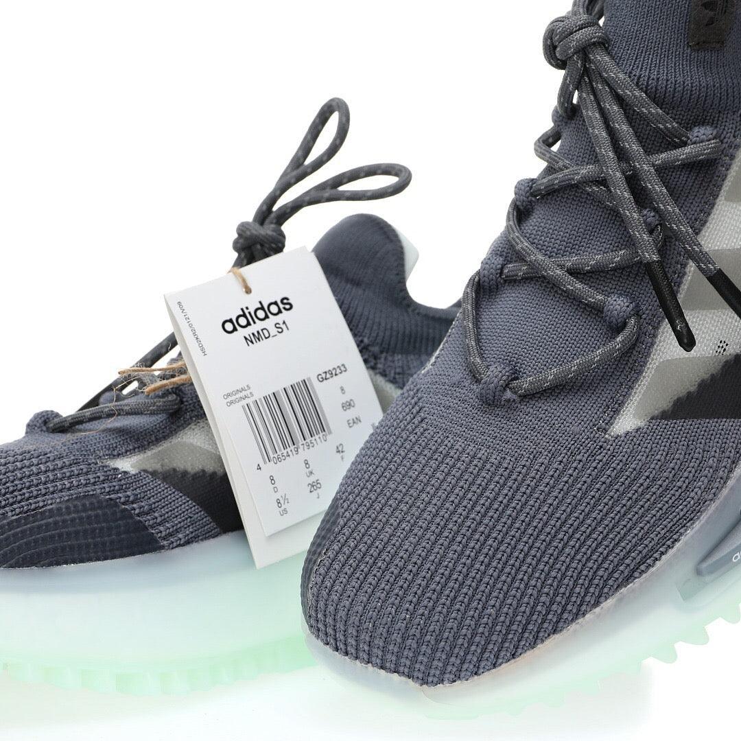 Adidas NMD S1 Grey Green Glow Banlieue91
