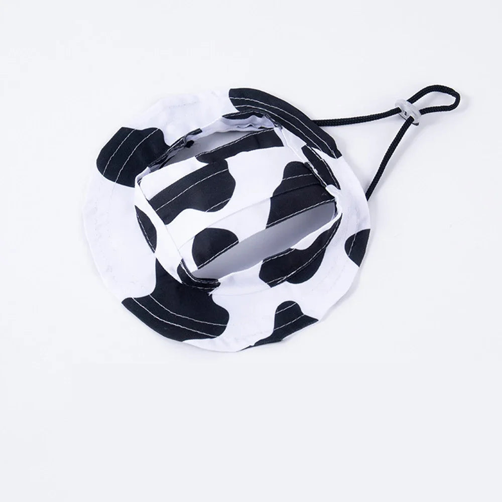 Fashion Dog Hat Adjustable Pet Bucket Hats with Ear Holes Summer Outdoor Round Brim Sun Hat for Samll Dogs Cats Pet Supplies V.I.P Digital Presence